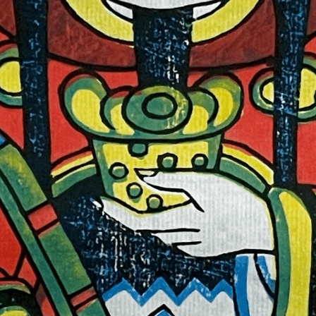 The God of Wealth New Year's Picture Detail 3