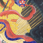 The New Year's Picture of Shenshu and Yulu Door God Detail 4